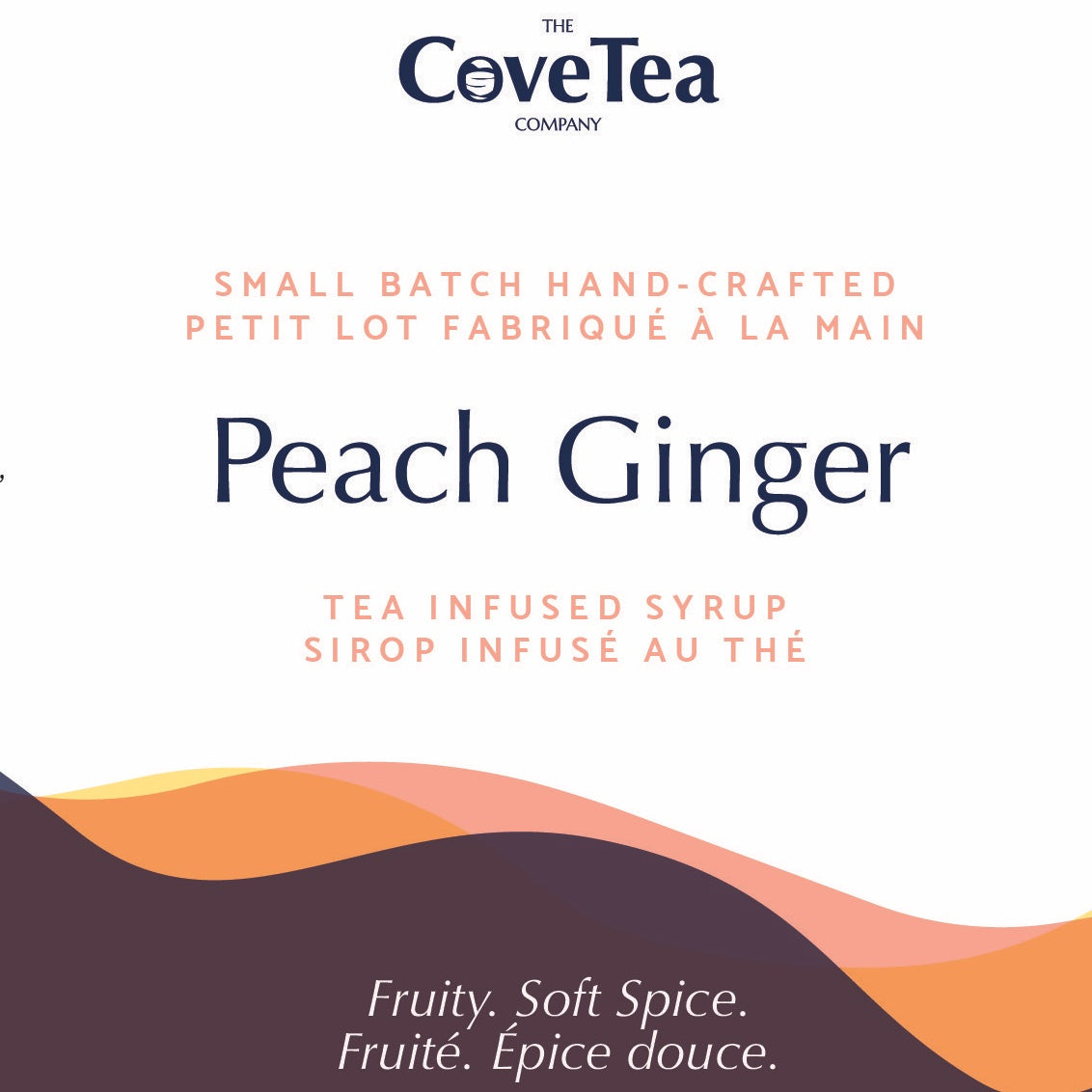 Peach Ginger Infused Syrup